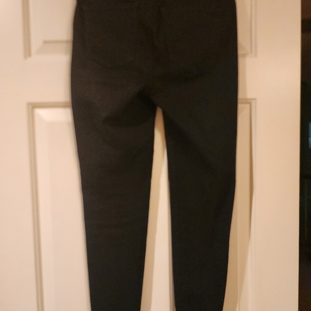TALBOT'S BLACK FLAWLESS 4 PETITE HIGH WAIST JEANS JEGGING ANKLE EUC - Picture 4 of 6